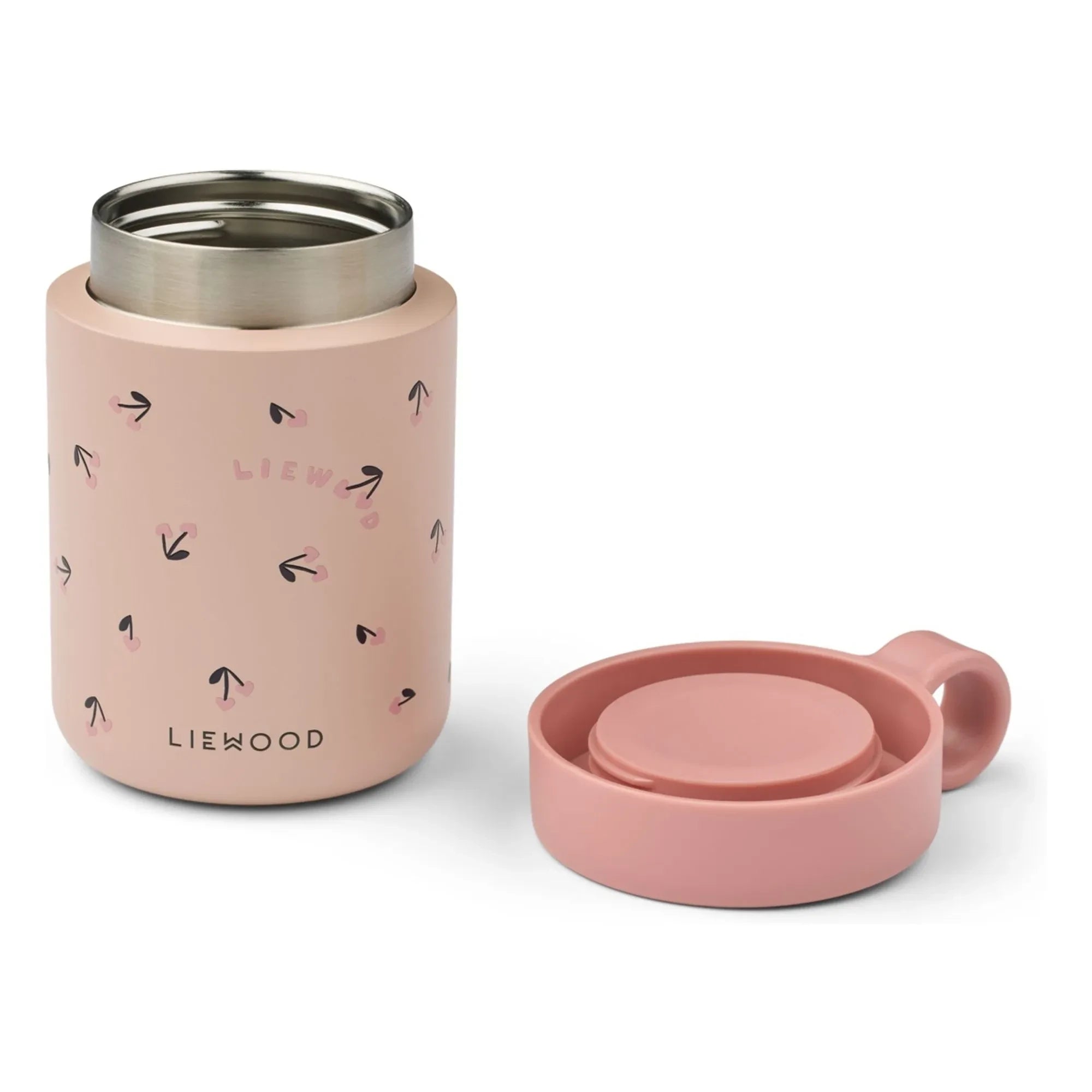 Liewood - Kiani Insulated Lunch Box | Mini Cherry Heart/Rosey