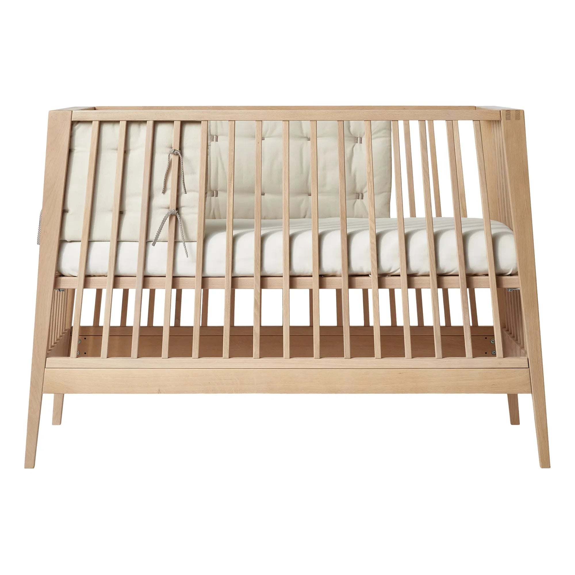 Leander - Linéa and Luna Organic Cotton Baby Crib Side Guard | Beige
