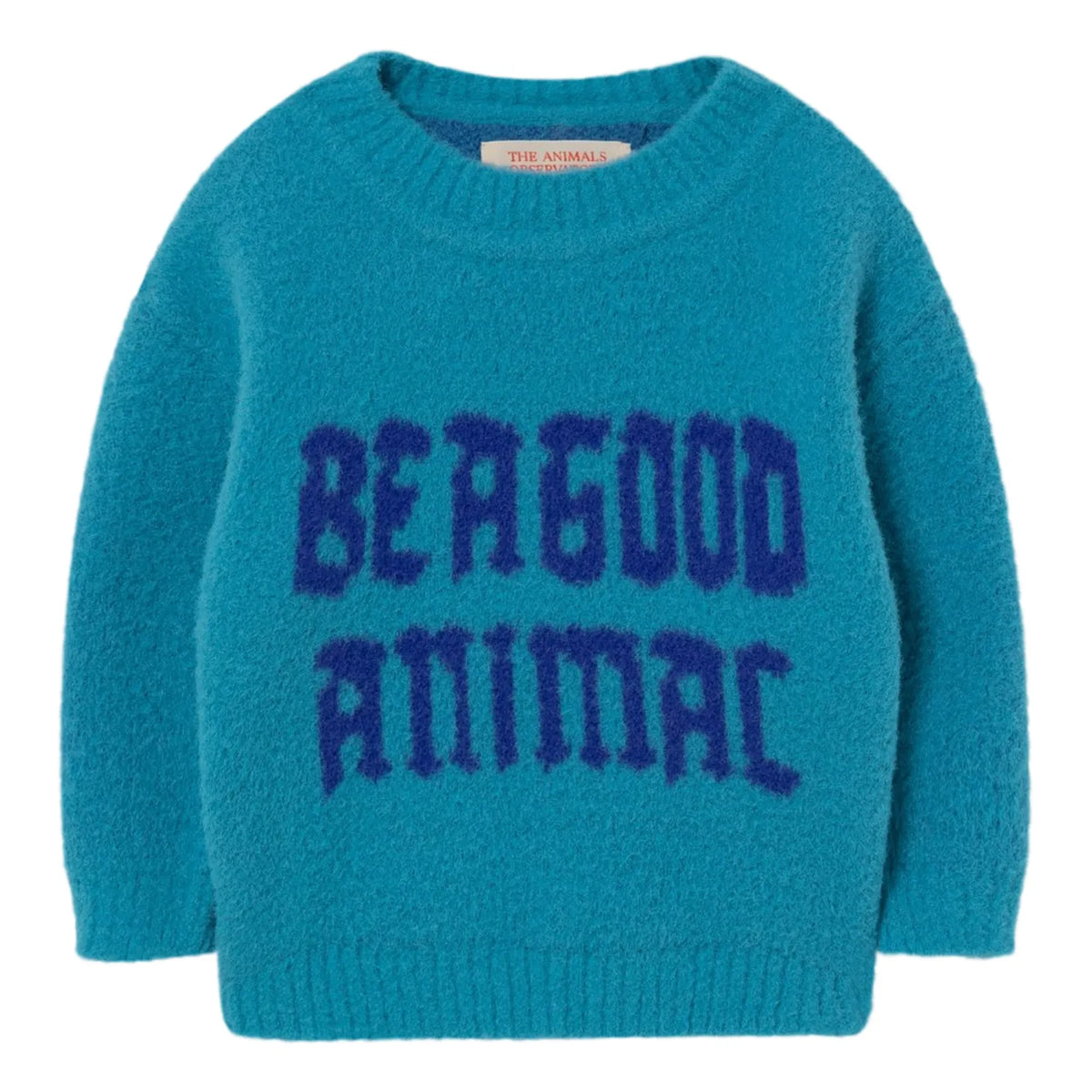 The Animals Observatory - Bull Graphic Sweater | Blue