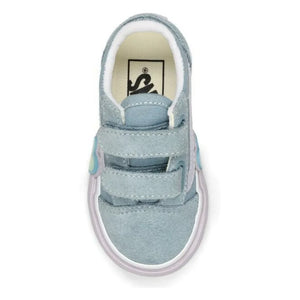 Vans - Old Skool V Heart Sneakers | Gray Blue