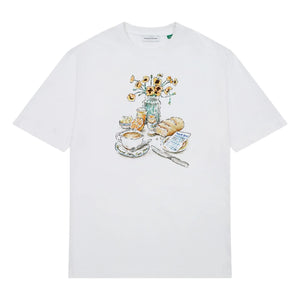 Edmmond Studios - Edmmond Breakfast Organic Cotton T-Shirt | White