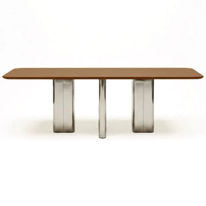 Gabrielle Paris - Chrysoline lacquered wood dining table | Caramel