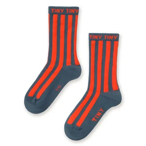 Tinycottons - Striped Socks | Red
