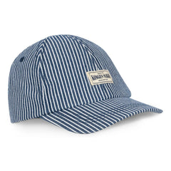 Konges Sløjd - Luc Striped Organic Cotton Hat | Blue