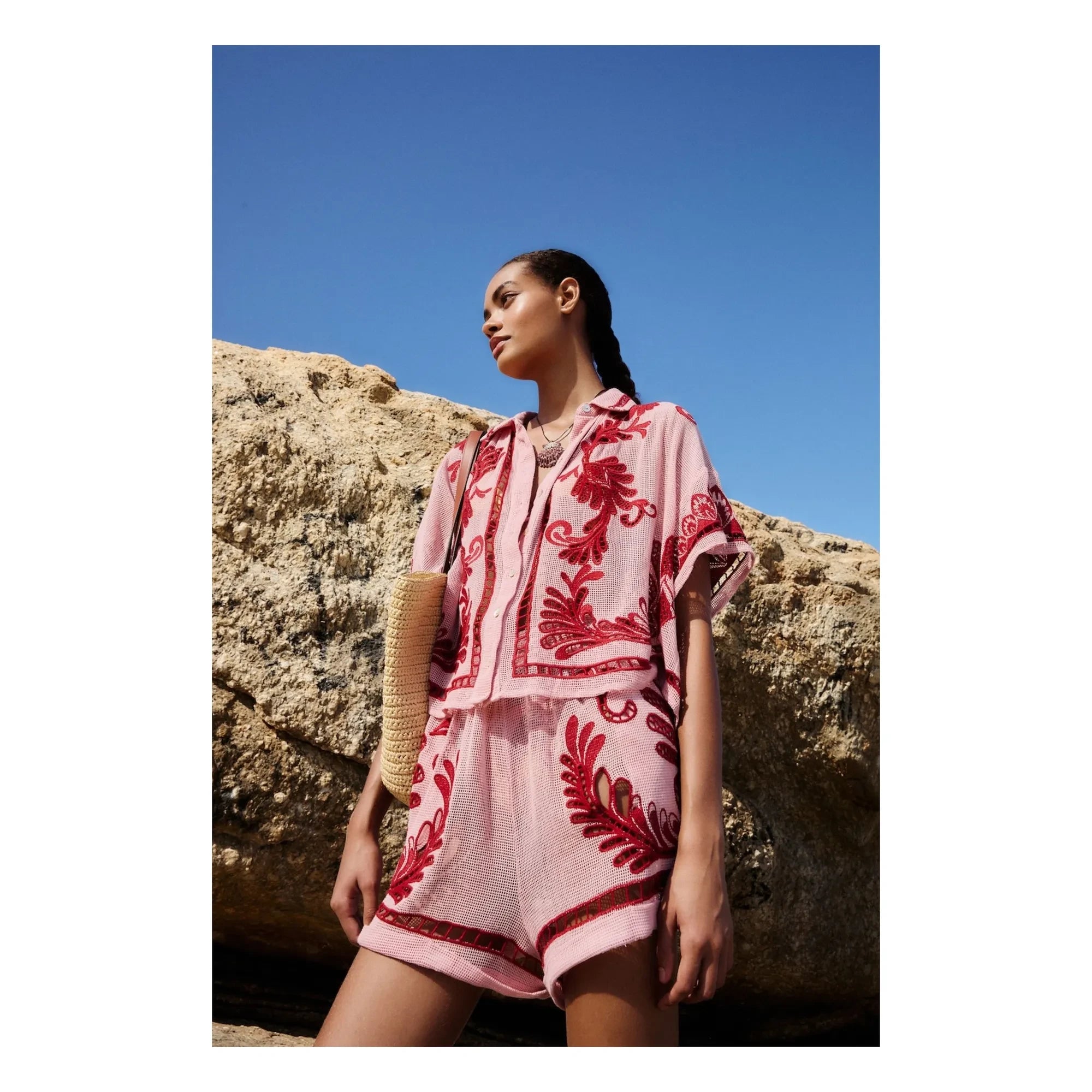 Farm Rio - Arabesque Shorts | Pink