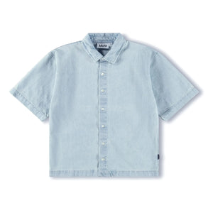Molo - Richie Denim Organic Pamuk Gömlek | Kot mavisi