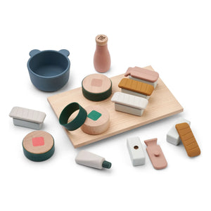 Liewood - Quentin Wooden Sushi Set | Sandy Multi Mix