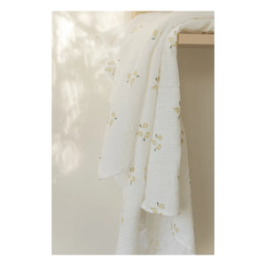 Soft Spot - Organic Cotton Pear Swaddle | Pear