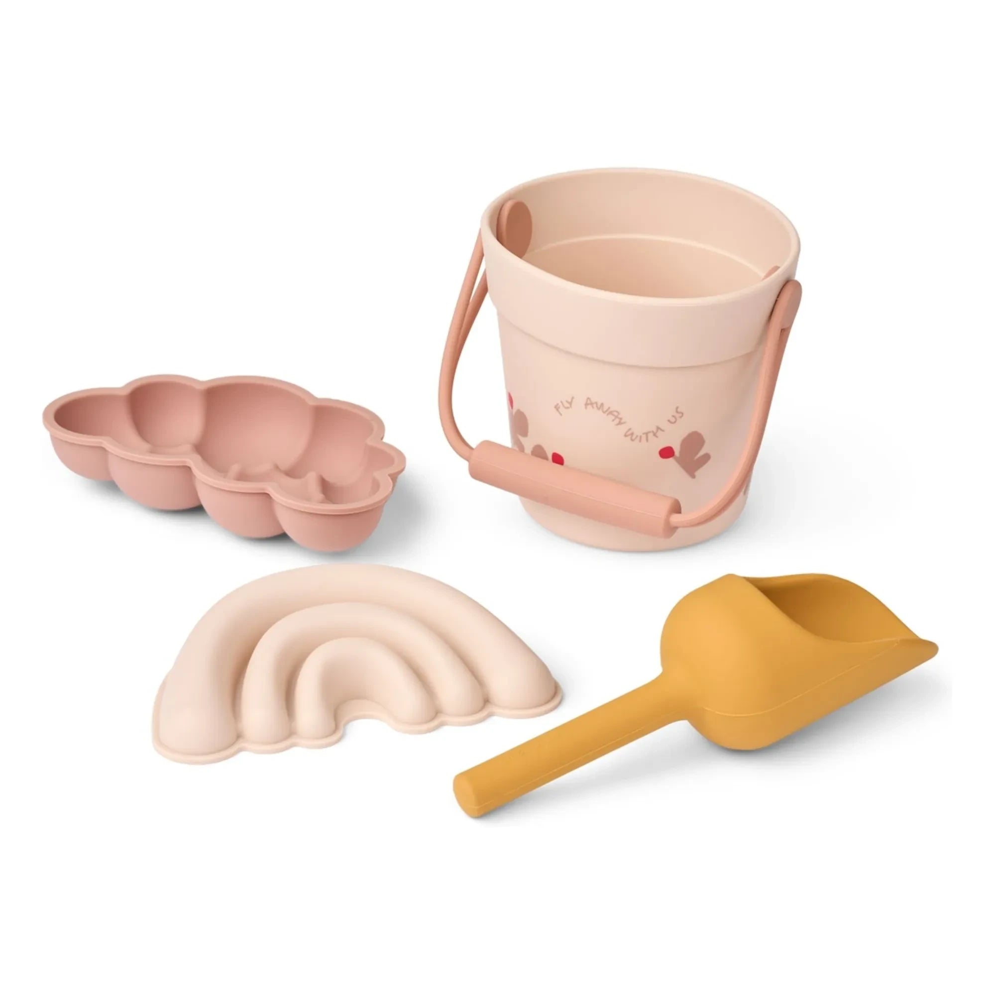 Liewood - Mini Beach Bucket and Accessory Set | Butterfly/Apple Blossom
