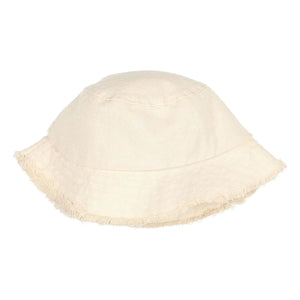 Búho - Bob Denim Effiloché Lyocell | Whitewashed White
