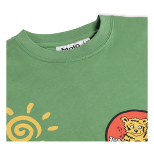 Molo - Riley T-shirt Organic cotton patches | Green