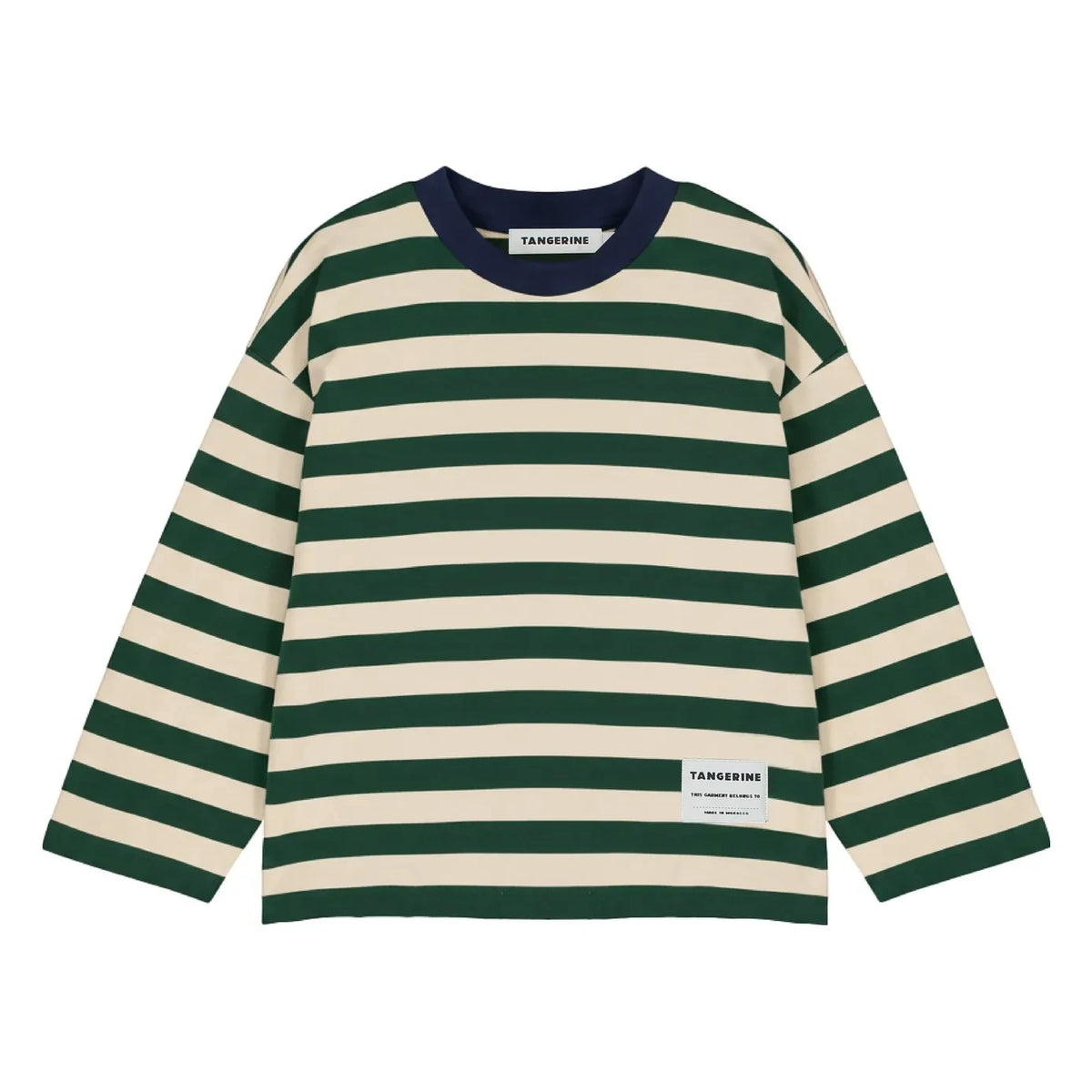 Tangerine - Striped T-shirt | Cream