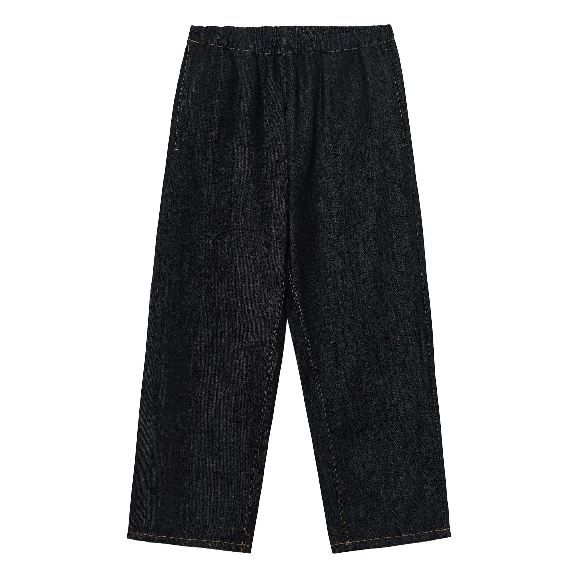 Cordera - Comfortable Elastic Waist Jeans Organic Cotton | Black