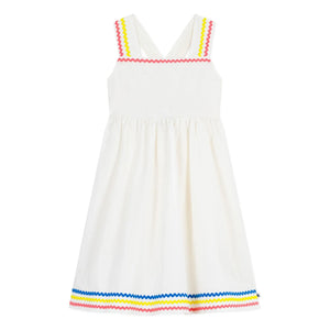 Petit Bateau - Organic Cotton Poplin Strapless Dress | White