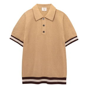 Ché Studios - Quinn Polo T-Shirt | Camel