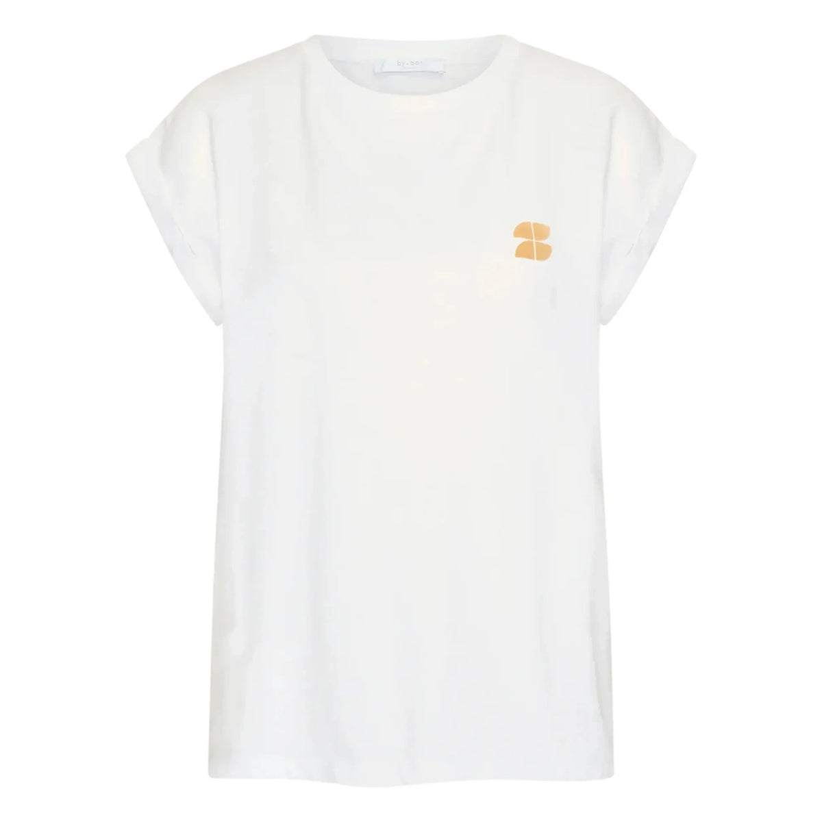 By Bar - Tobi Flame Cotton T-Shirt | White