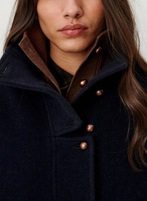 Sessùn - East Coast Wool Coat | Navy