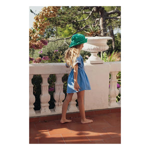 Marlot Paris - Bonnie Cotton Gauze Dress | Azure Blue