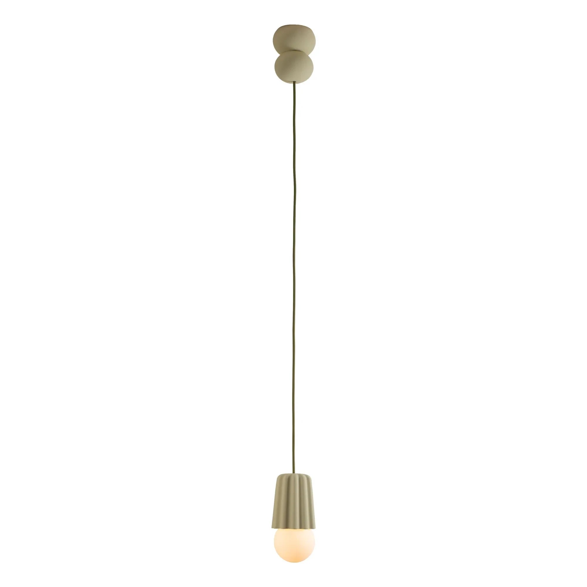 Schneid Studio - Plaster Ceramic Pendant Lamp | Pistachio Green