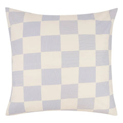 Nobodinoz - Sheldon Checkered Pillowcase | Blue