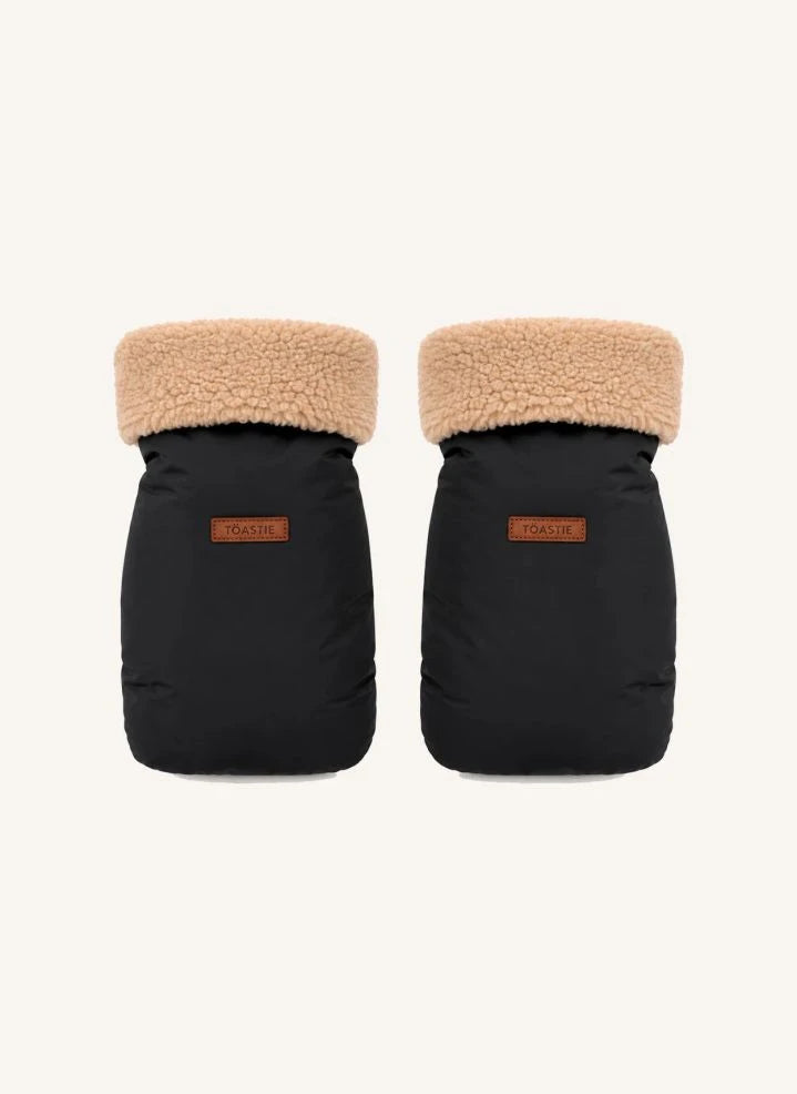 Töastie - Recycled Fiber Baby Stroller Gloves | Black