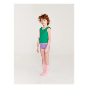 Bobo Choses - Have Fun Face Modal and organic cotton tank top | Green