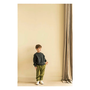 Jenest - Bird NR 1 organik pamuk sweatshirt | Koyu gri