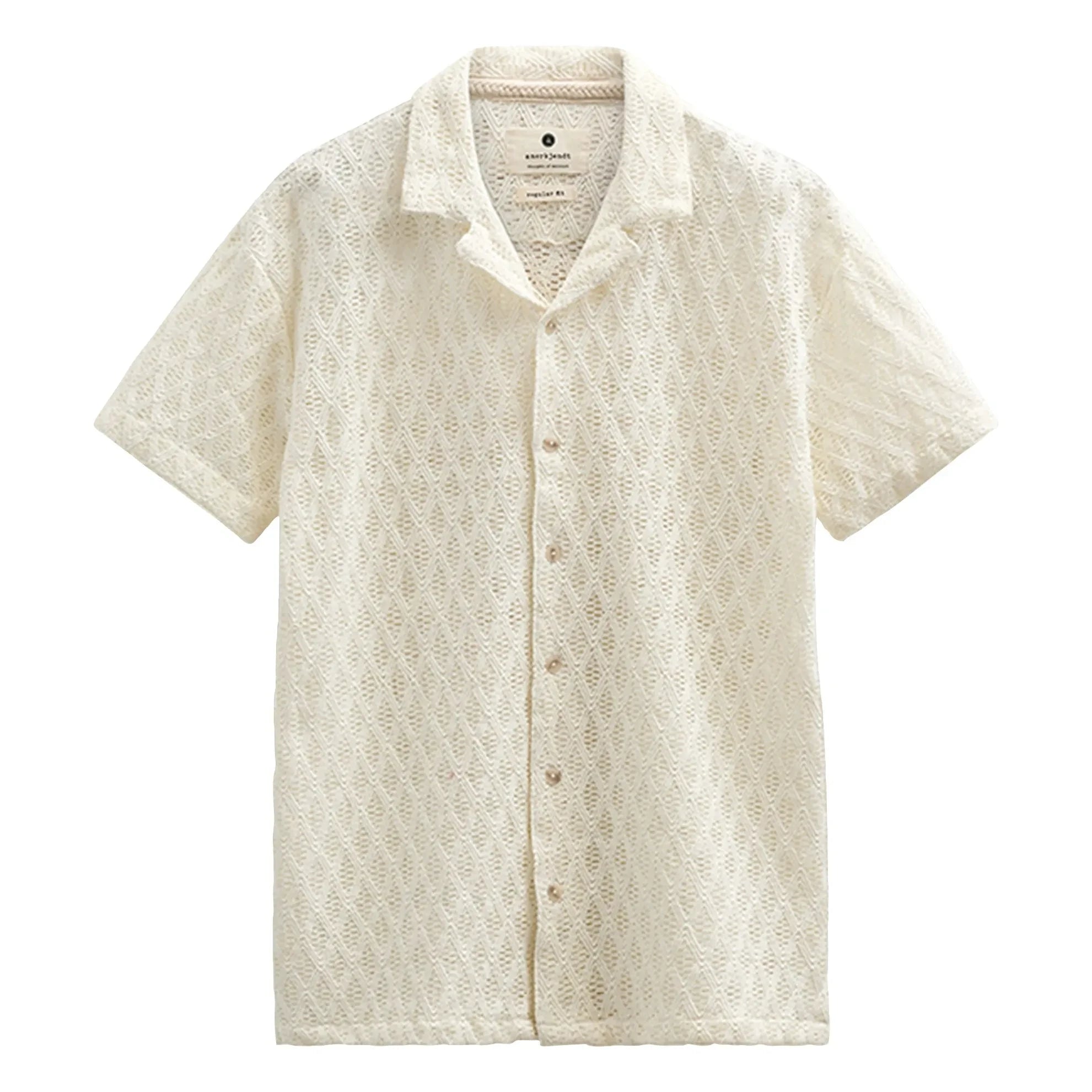 Anerkjendt - Akleander Ao Lace Shirt | Beige