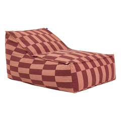 Nobodinoz - Vibes Tiles uzun puf | Kırmızı