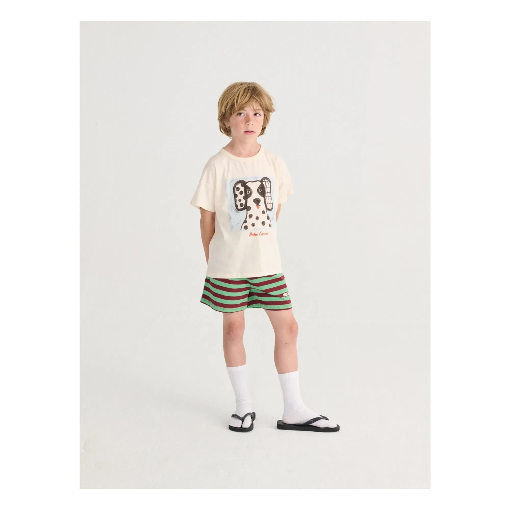 Bobo Choses - Dalmatian Organic Cotton T-shirt | Off-white
