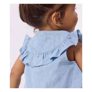 Petit Bateau - Light Blue Denim Shirt | Chambray