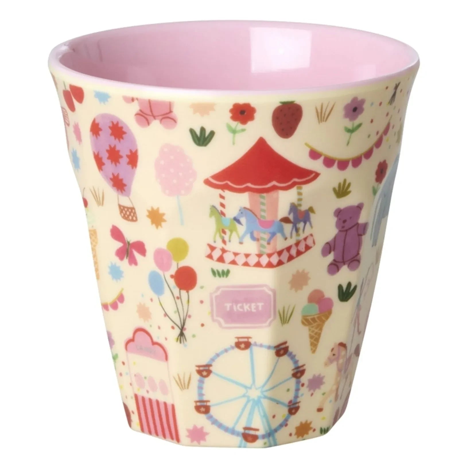 Rice - Fun Fair Glass | Pink