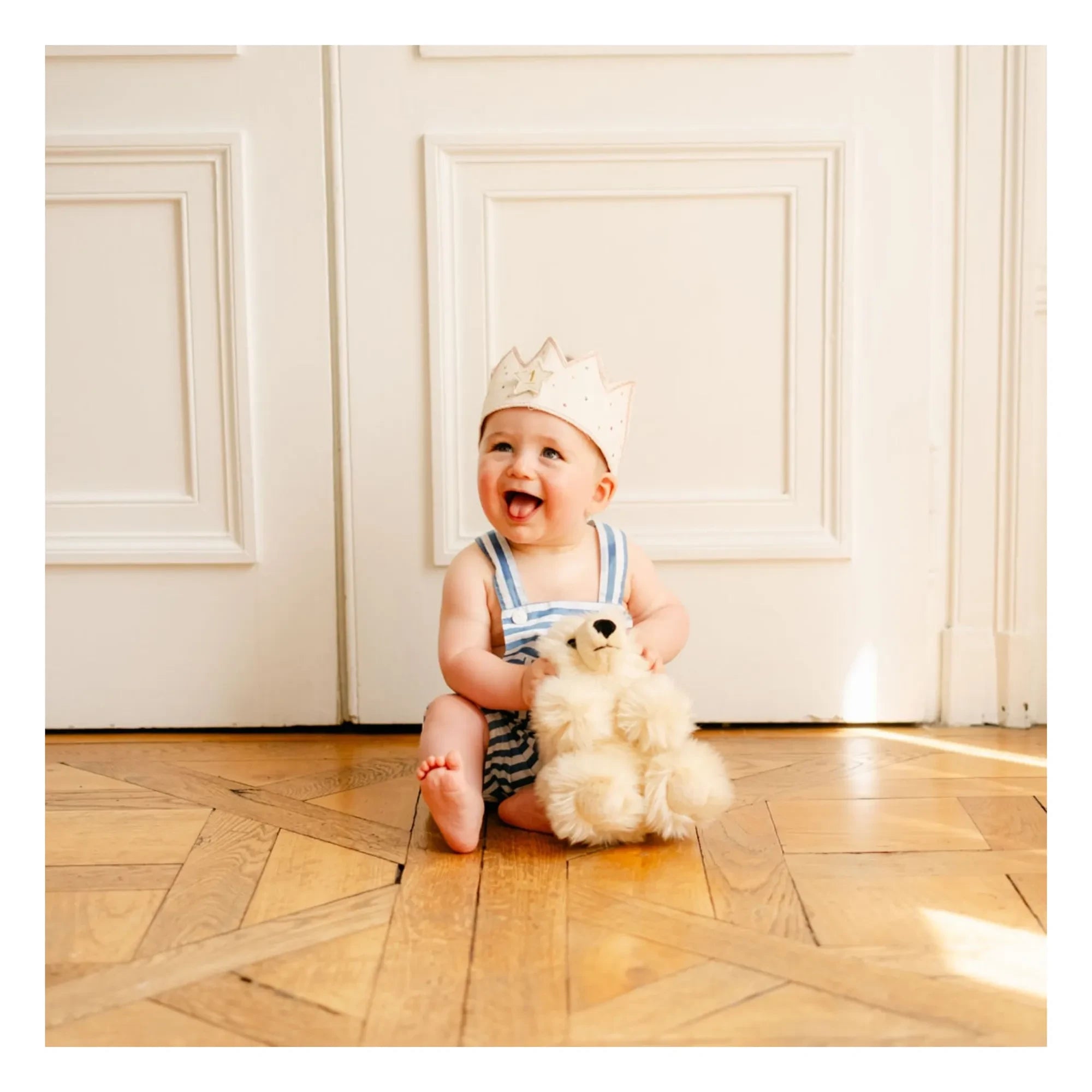 La Pelucherie - Jules Teddy Plush Toy 20 cm | Cream
