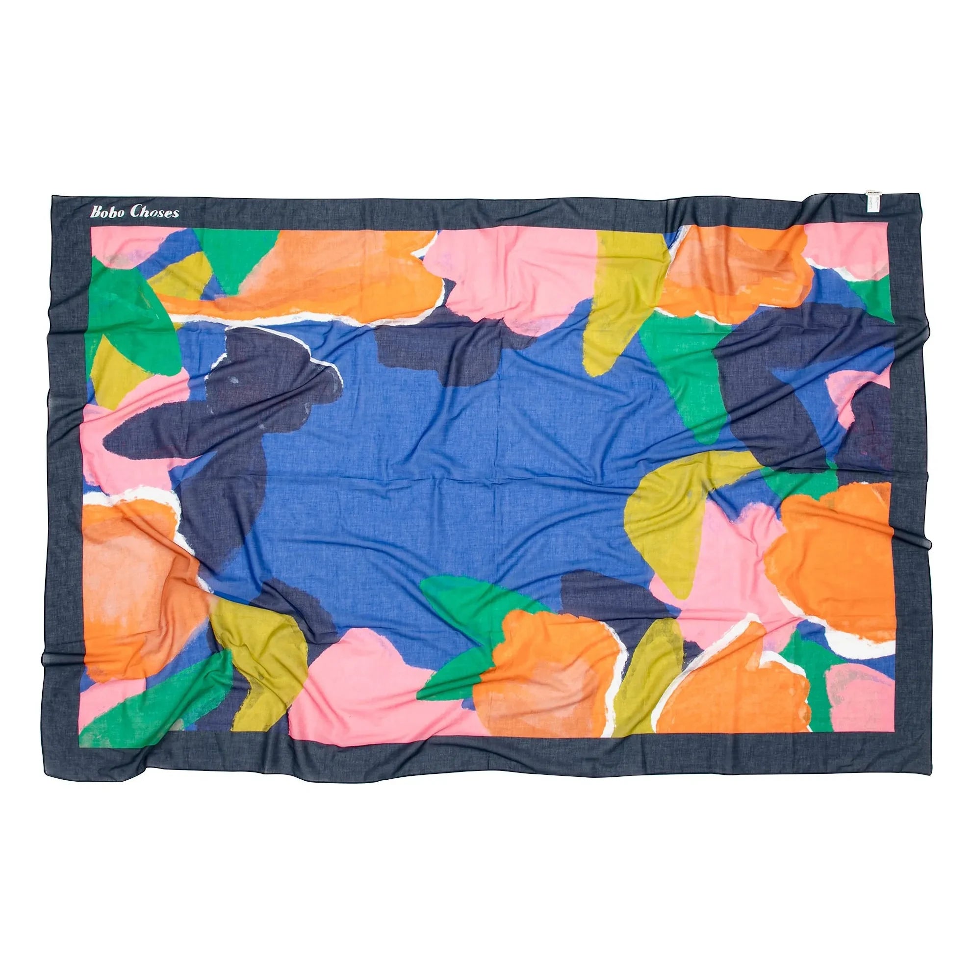 Bobo Choses - Blooming Color Recycled Cotton Sarong | Blue