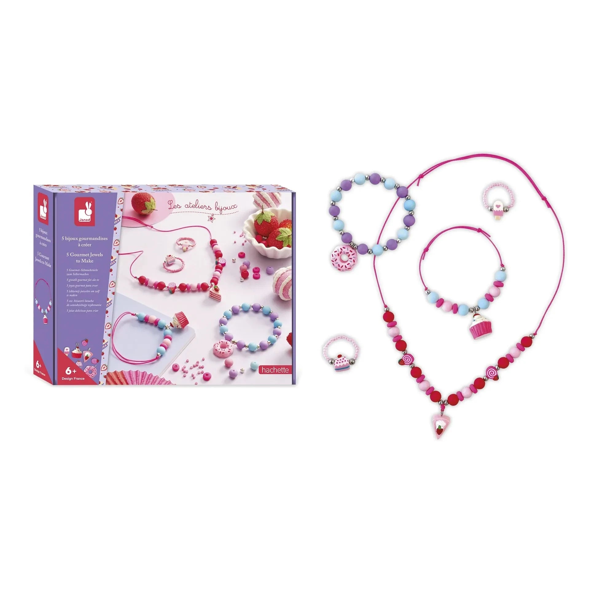 Janod - Sweet Jewelry to Make - Janod x Hachette