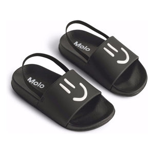 Molo - Zhappy Smile Plaj Sandaletleri | Siyah