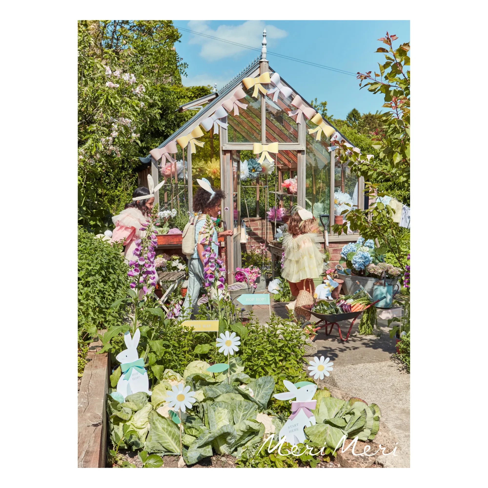 Meri Meri - Paper bow garland | Pastel