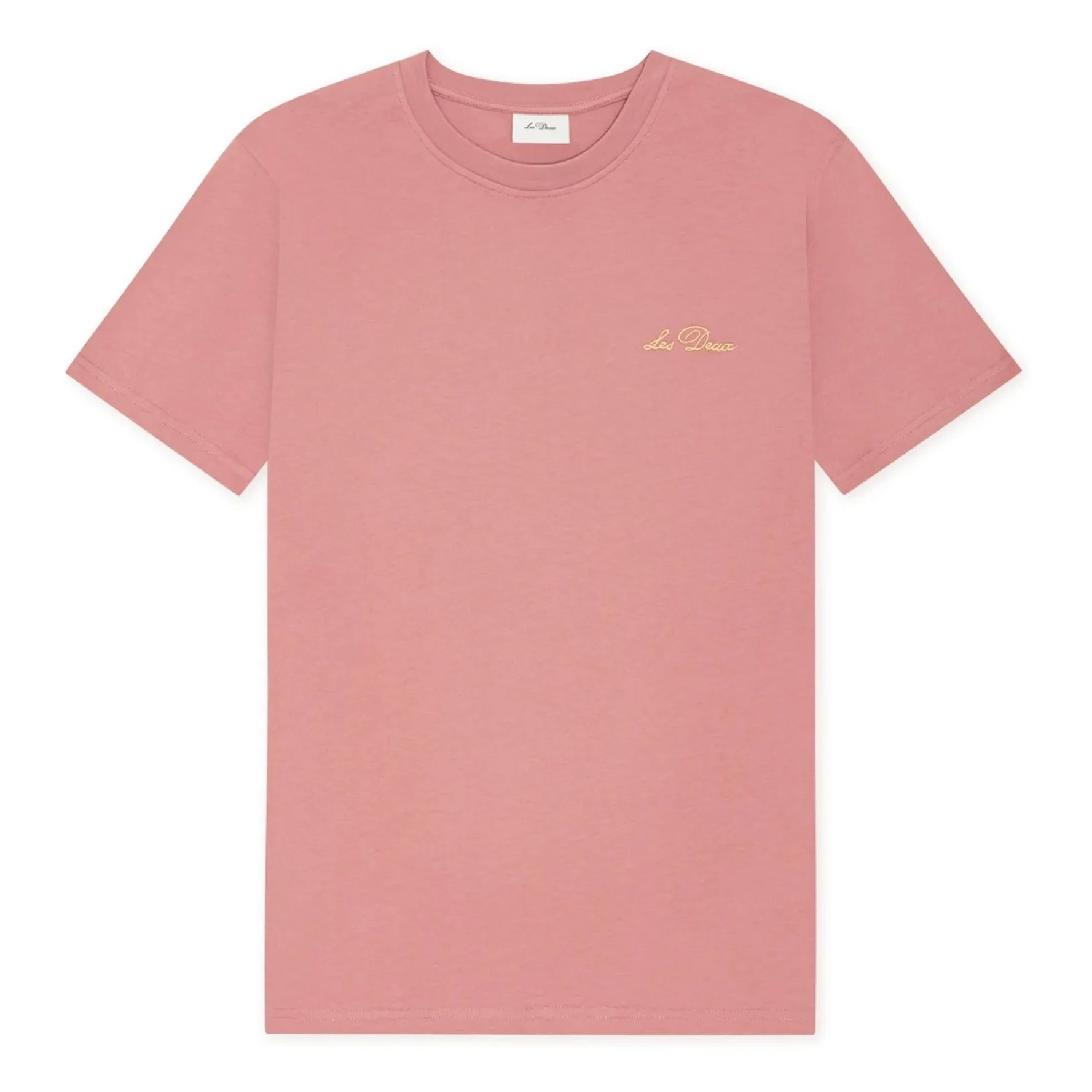 Les Deux - Wildflower Cotton T-Shirt | Marble Pink
