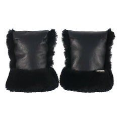 BINIBAMBA - Lamb Leather Baby Stroller Gloves | Black