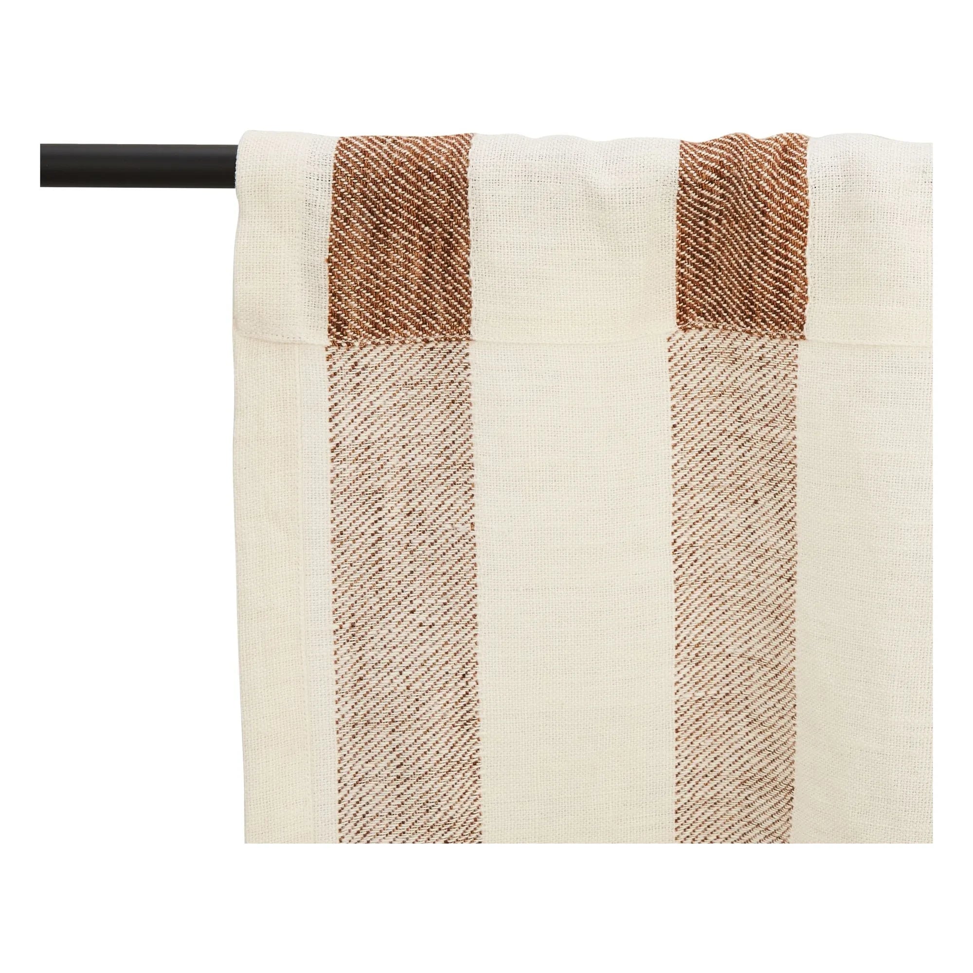 Gabrielle Paris - Bastide Washed Linen Curtain | Terracotta