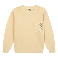 Bonton - Narciss Star Pocket Sweatshirt | Vanilla