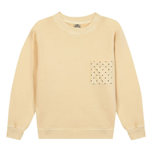 Bonton - Narciss Star Pocket Sweatshirt | Vanilla