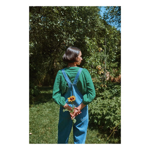 Poudre Organic - Evening Primrose Blouse | Forest Green