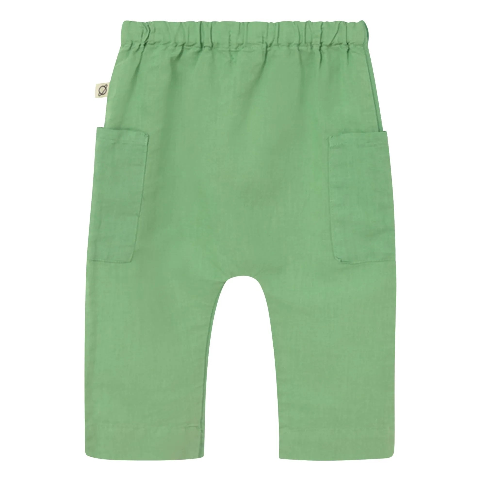 Cozmo - Evan linen pants | Meadow Green
