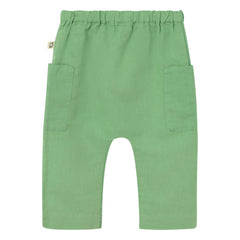 Cozmo - Evan linen pants | Meadow Green