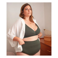 Mama Hangs - Daily High-Waisted Underwear | Olive