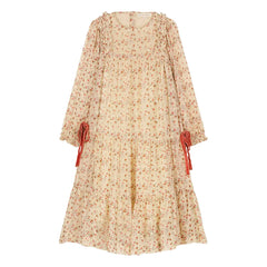 Louise Misha - Nyna Metallic Dress | Cream
