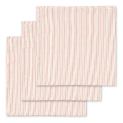 Konges Sløjd - Stipie Organic Cotton Cloths - 3-Pack | Pink
