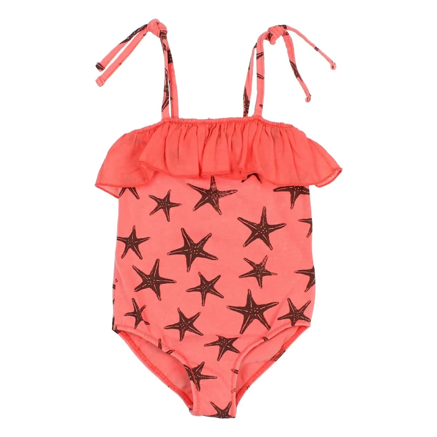 Búho - Etoiles de Mer Swimsuit Lycra Organic Cotton | Light Red