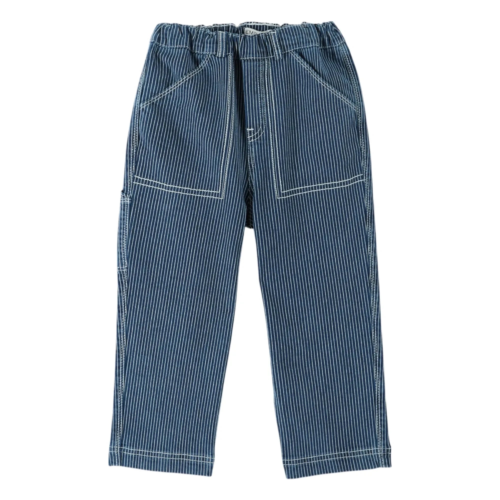 Emile et Ida - Blue Striped Linen | Blue